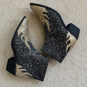 ASOS Glitter Fire boots size Men’s 11/ Women’s 12.5